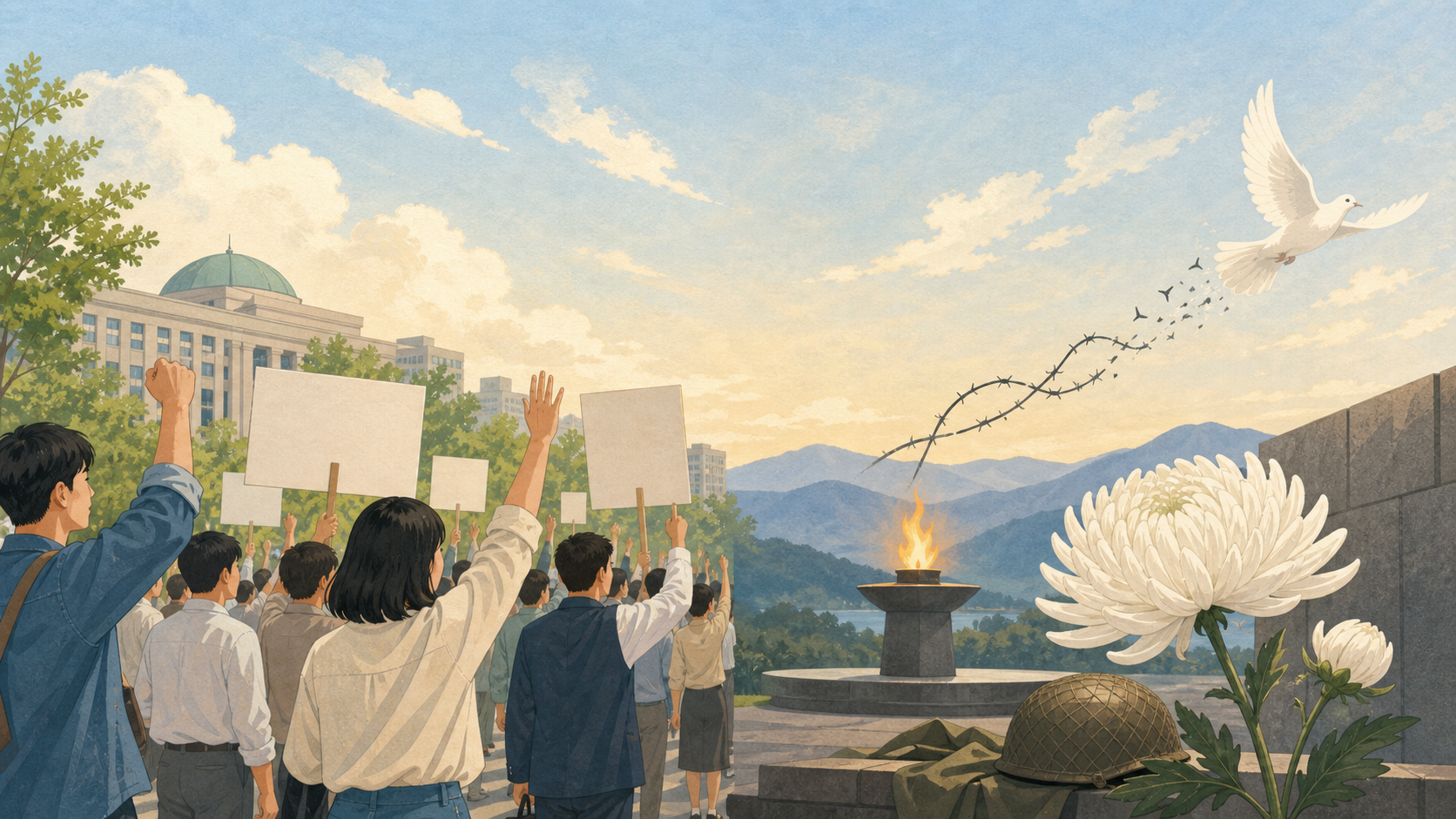 2026 6월 민주항쟁 기념일과 6.25 전쟁일 역사 정리｜날짜와 의미, 왜 6월에 함께 기억해야 할까? image 1