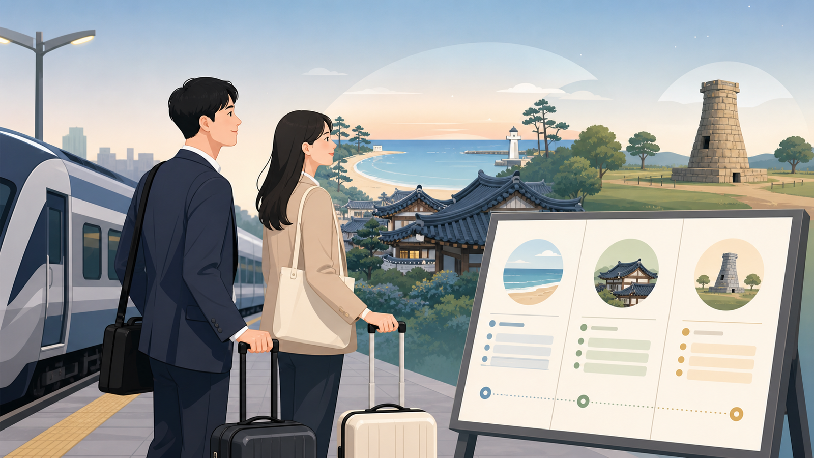 2026 직장인 2박3일 국내여행 추천 코스｜연차 아끼면서 다녀오기 좋은 현실 루트, 어디가 좋을까? image 1