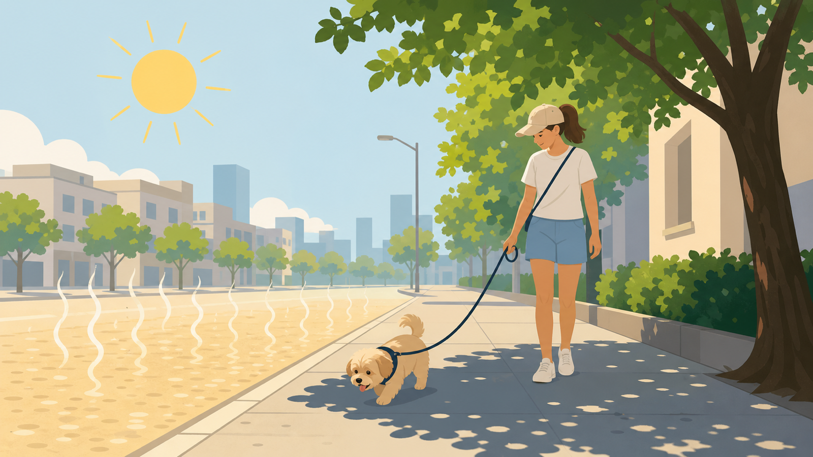 2026 강아지 산책 절대 하면 안 되는 시간대｜여름 한낮부터 겨울 새벽까지, 언제 피해야 할까? image 1
